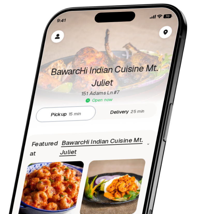 BawarcHi Indian Cuisine Mt. Juliet app preview
