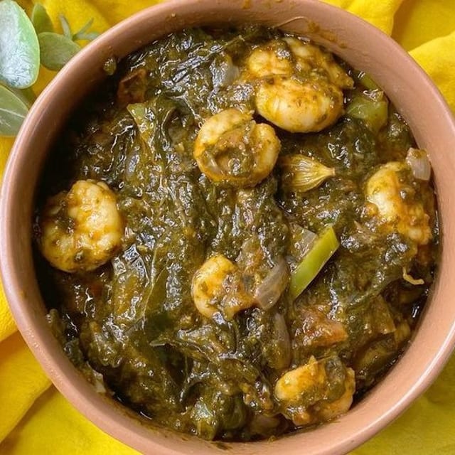 Gongura Shrimp.