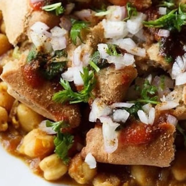 Samosa Chaat.