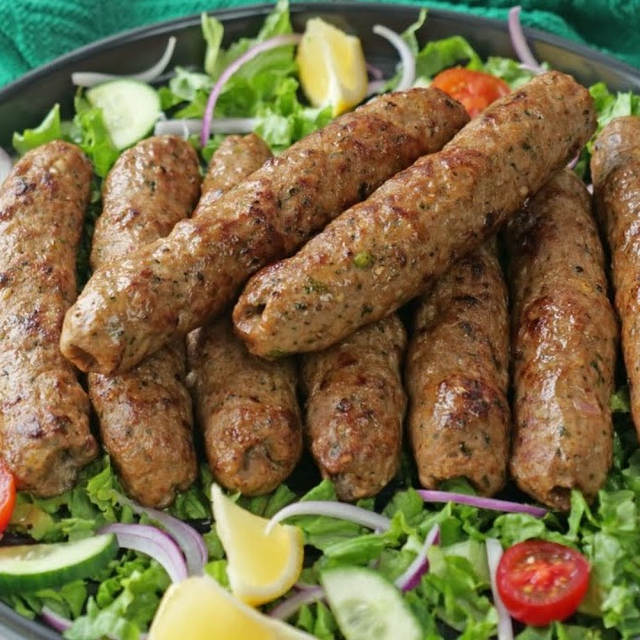 Lamb Sheekh Kebab.