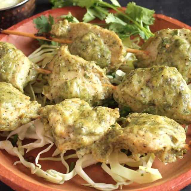 Malai Murgh Kebab.