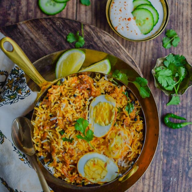 Egg Biryani.