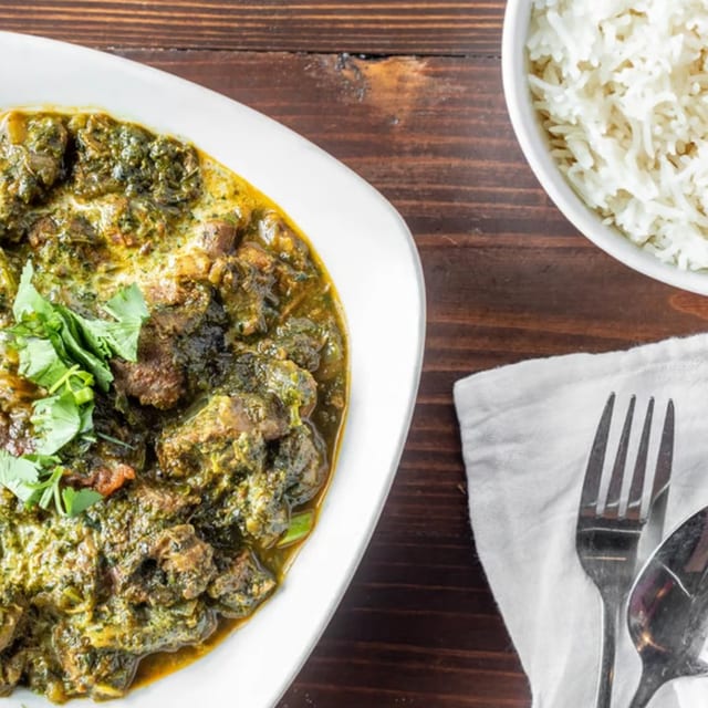 Saag Paneer.